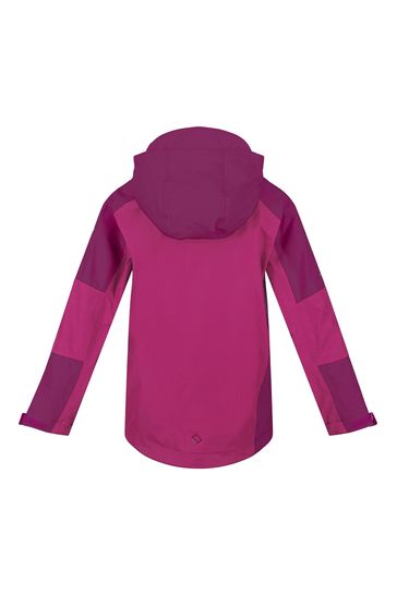 Regatta Junior Pink Calderdale Ii Waterproof Jacket