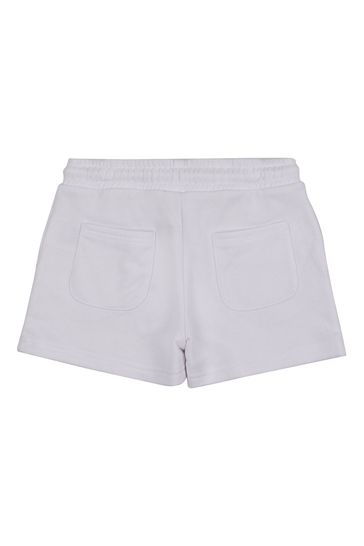 ELLE White Jog LB Shorts