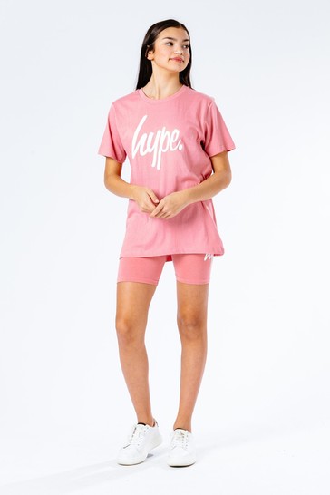 Hype. T-Shirt and Cycling Short Loungewear Set