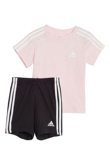 adidas Infant Pink Essentials Set