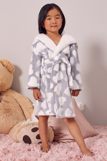 Lipsy Mini Borg Lined Dressing Gown