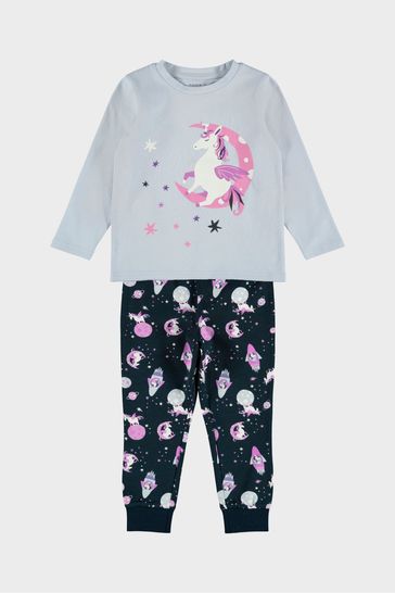 Name It Long Sleeve Unicorn Print Pyjama Set