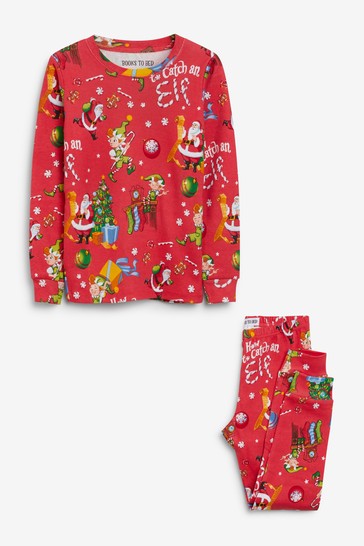 Hatley Long Sleeve How to catch an elf Pajama Set