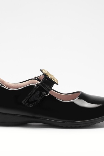 Lelli Kelly Black Patent Dog Shoes