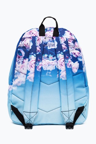 Hype. Girls Blue Multi Rose Fade Backpack