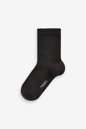 10 Pack Cotton Rich School Ankle Socks