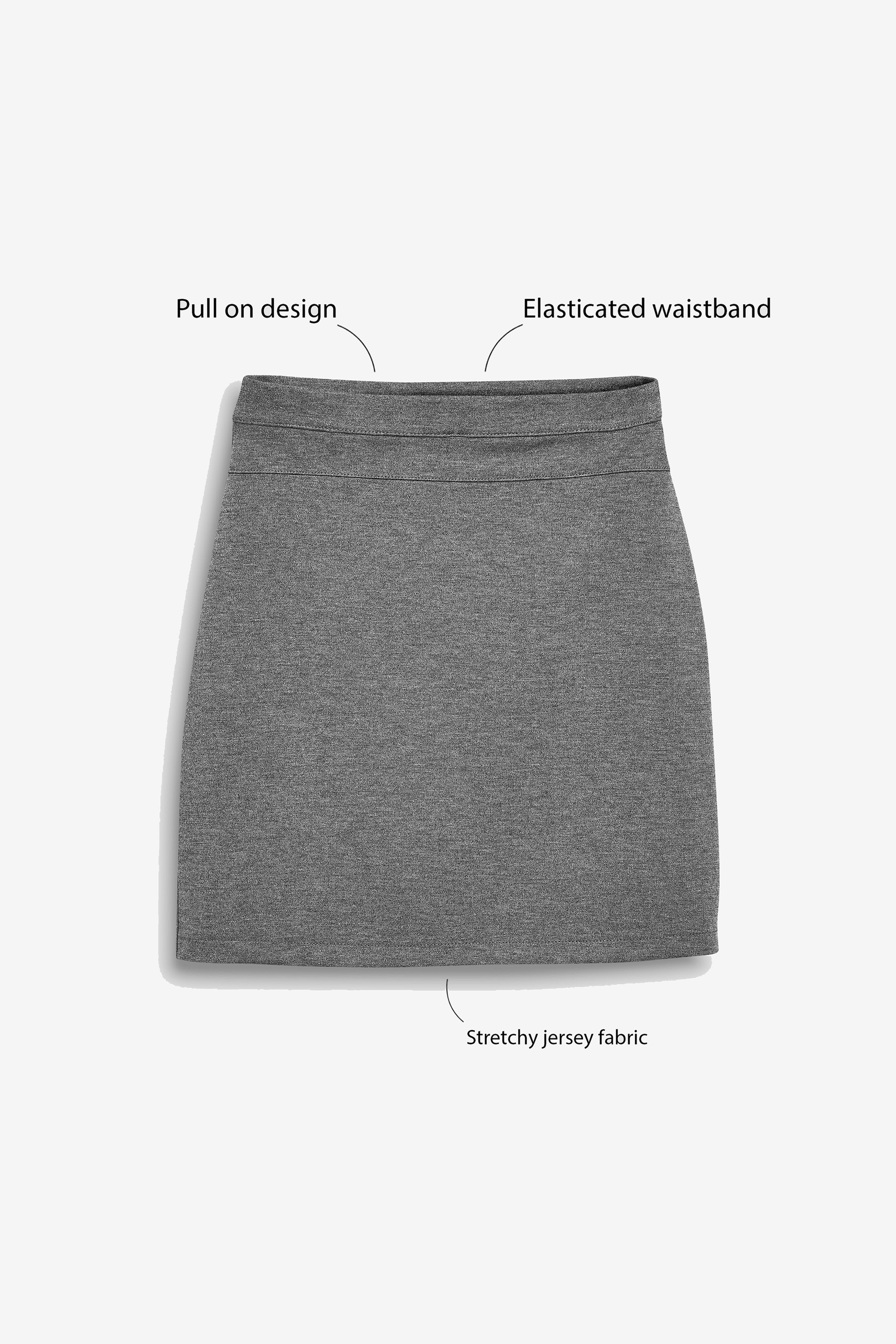 Jersey Pull-On Pencil Skirt (3-17yrs)