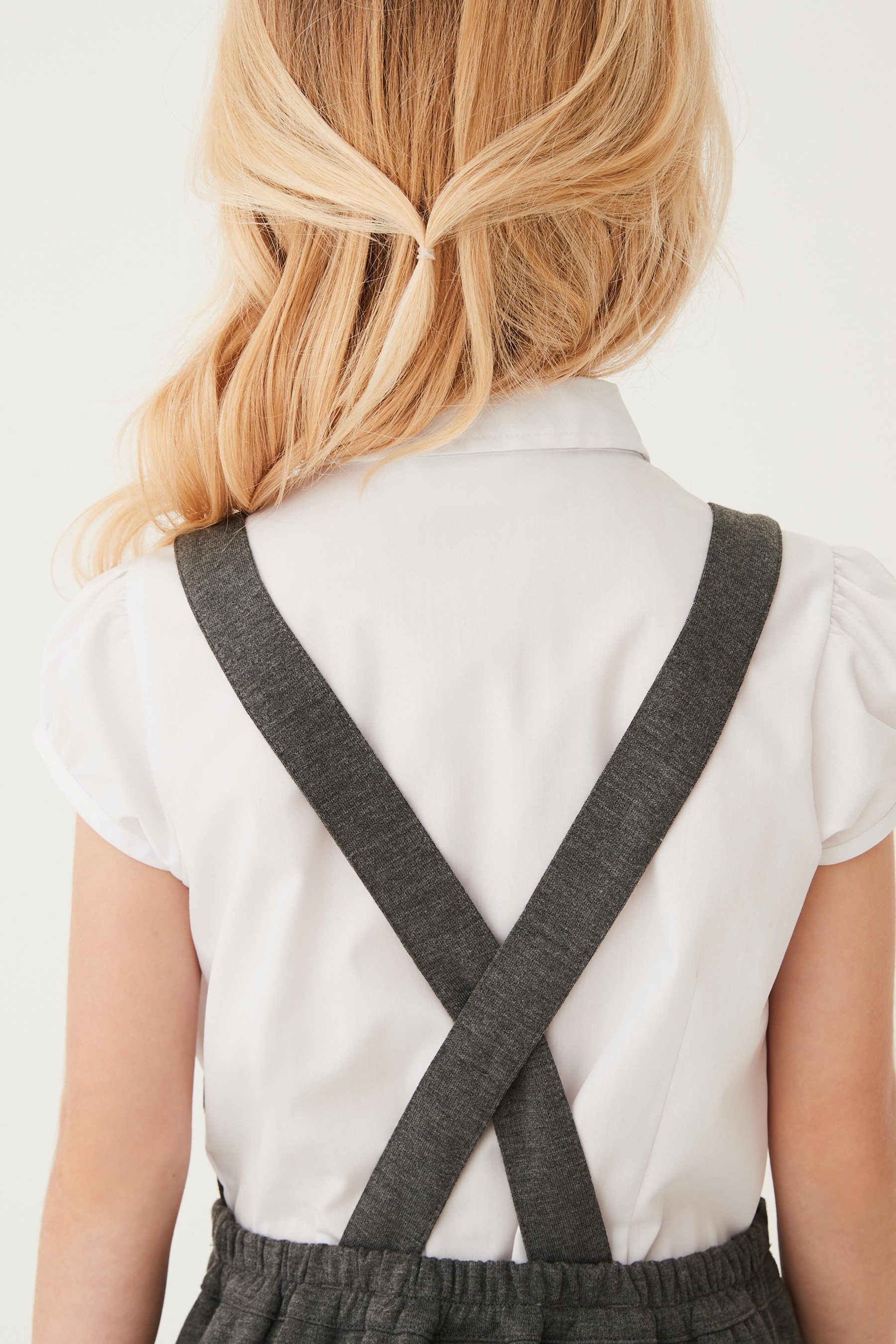 Jersey Frill Detail School Pinafore (3-14yrs)