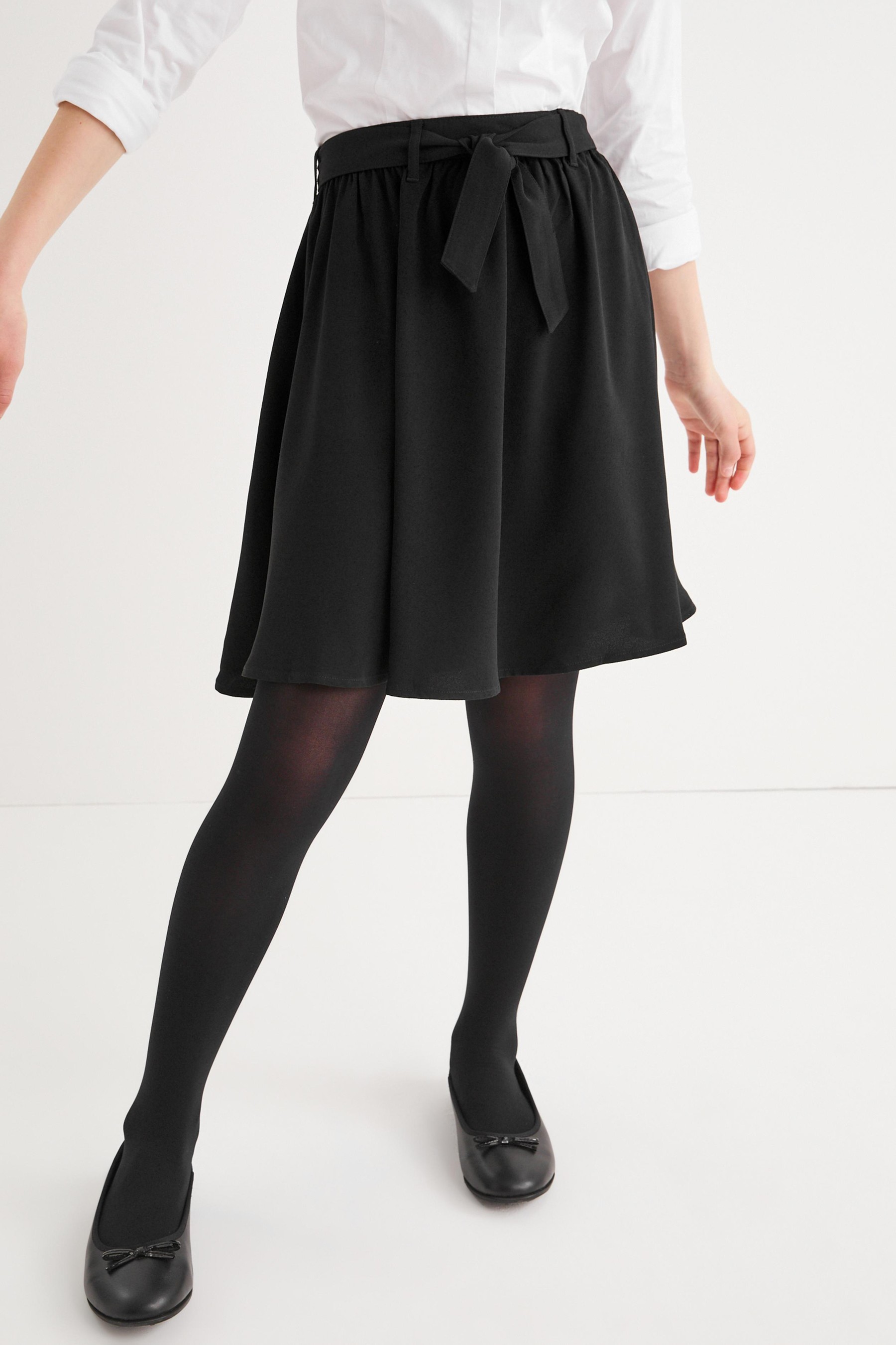 Tie Front School Skirt (3-16yrs)