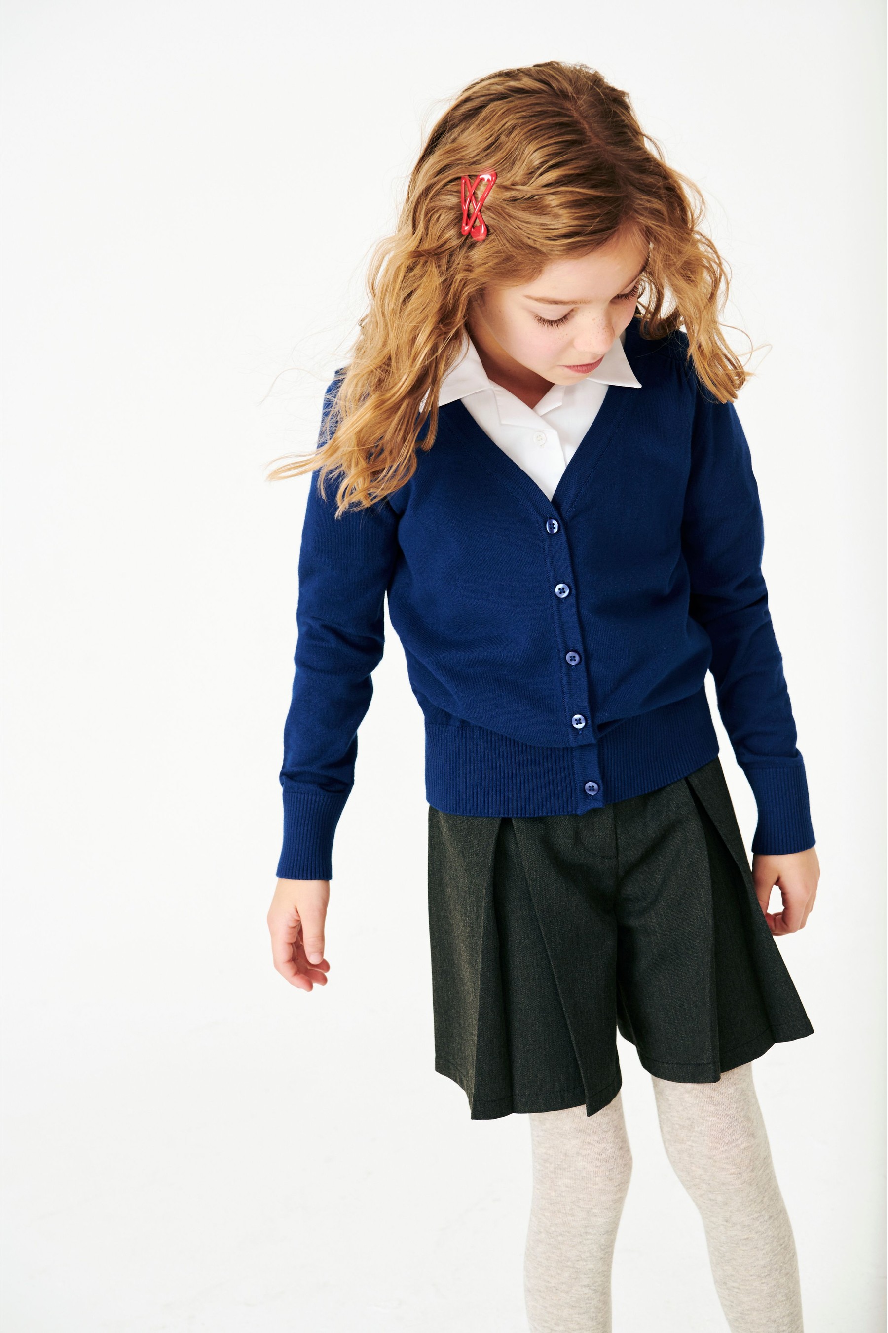 School V-Neck Cardigan (3-16yrs)