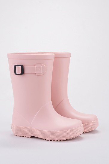 Igor Pale Pink Splash Euri Wellies