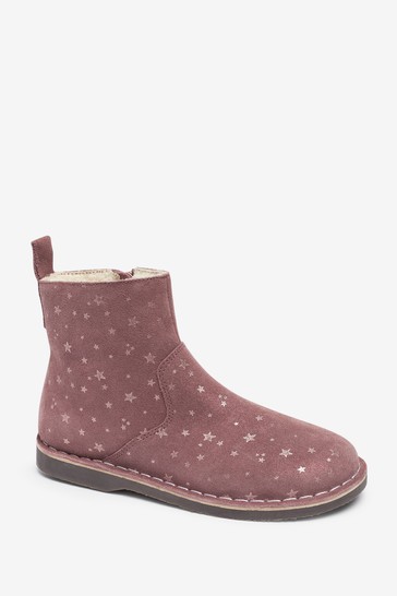 Water Repellent Suede Warm Lined Boots