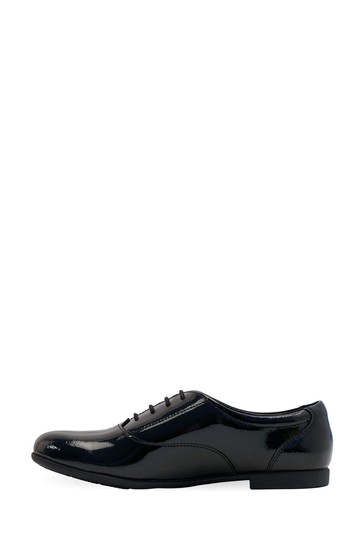 Start-Rite Talent Black Patent Leather Lace-Up Shoes