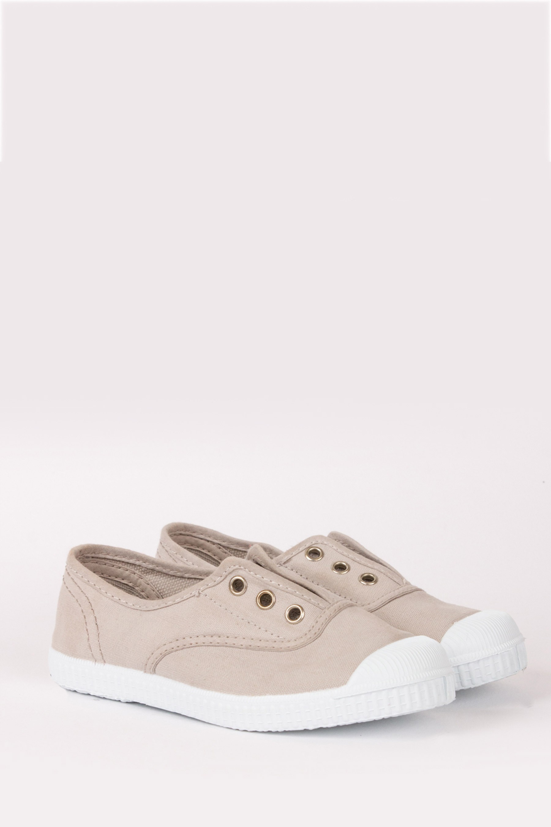 Trotters London Plum Canvas Shoes