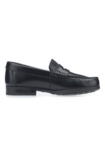 Start-Rite Penny Black Leather School Shoes F Fit