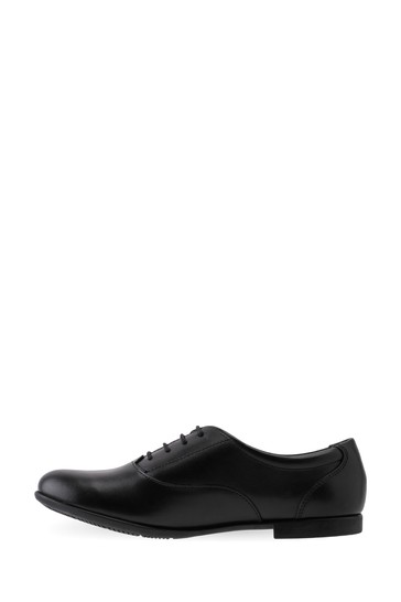 Start-Rite Talent Black Leather Lace-Up Shoes