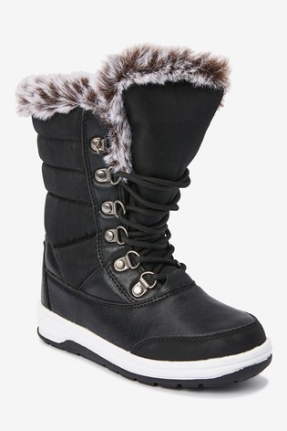 Waterproof Warm Faux Fur Lined Snow Boots