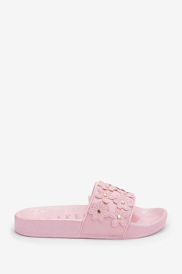 Baker by Ted Baker Pink Embossed Sliders