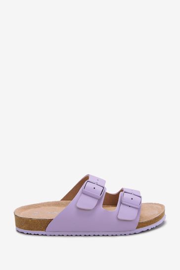 Double Buckle Corkbed Sandals Standard Fit (F)