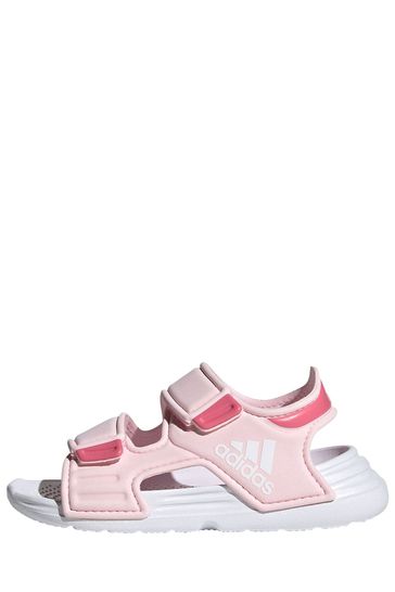 adidas Girls Pink Adilette Infant Sandals