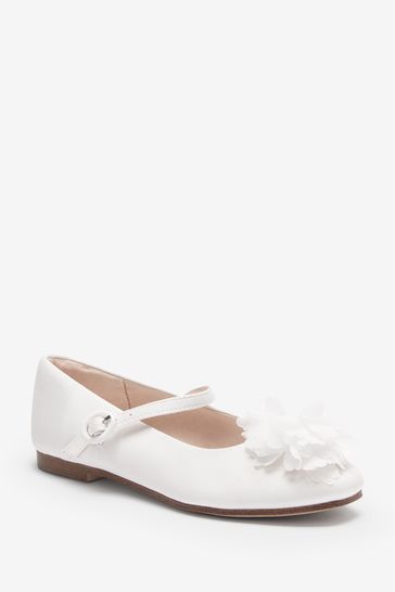 Stain Resistant Satin Corsage Occasion Mary Jane Shoes