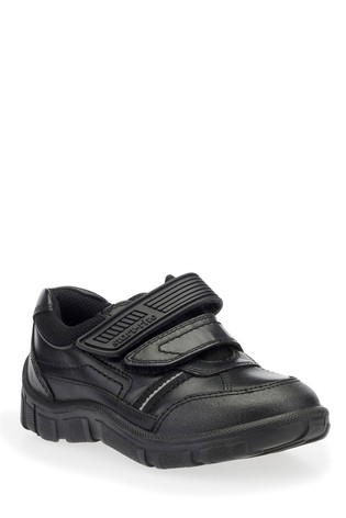 Start-Rite Luke Black Leather School Shoes Standard Fit