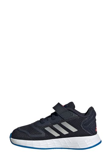 adidas Blue Duramo 10 Infant Strap Trainers