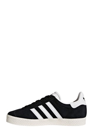 حذاء رياضي أسود دانتيل Gazelle من adidas Originals