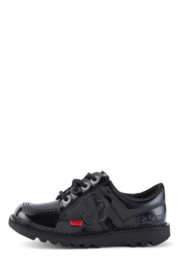 Kickers Junior Kick Lo Patent Leather Shoes