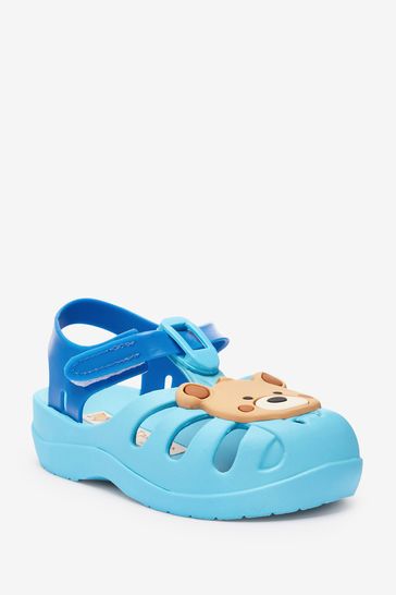 Ipanema Blue Baby Bear Embellished Pump Sandals