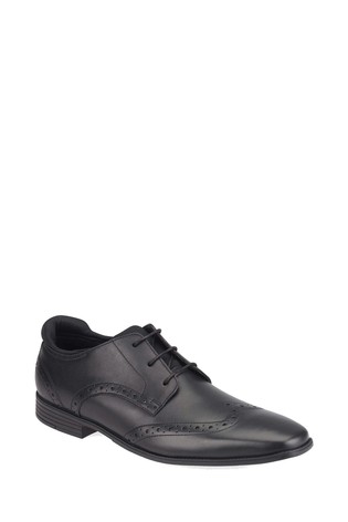 حذاء مدرسي Start-Rite Tailor جلد أسود بروغ