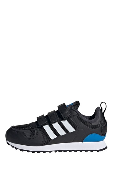 adidas originals Black Zx Junior Strap Trainers