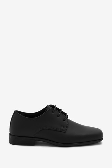 Leather Derby Lace-Up Shoes