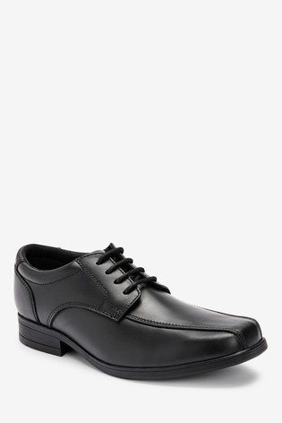 School Leather Lace-Up Shoes Standard Fit (F)