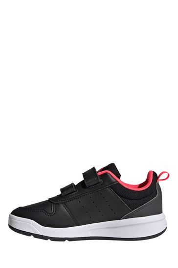 adidas Boys Black Tensaur Youth & Junior Strap Trainers