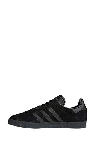 adidas Originals Black/Black Gazelle Trainers