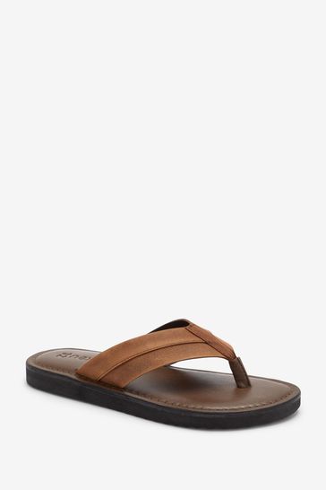 Leather Flip Flops