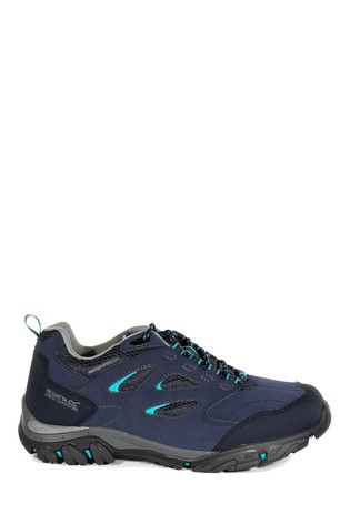 Regatta Blue Holcombe IEP Low Waterproof Walking Shoes