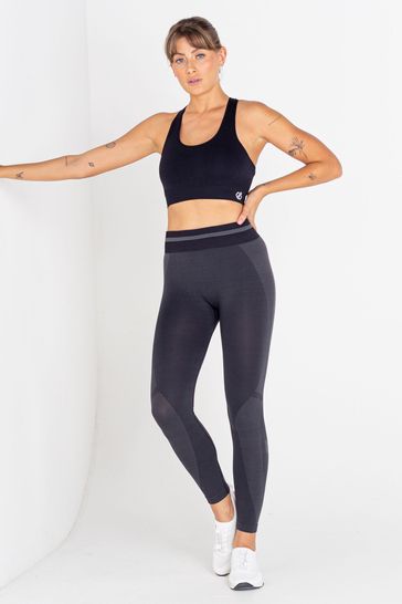 Dare 2b Laura Whitmore Edit Black Don't Sweat It Seamless Running Leggings