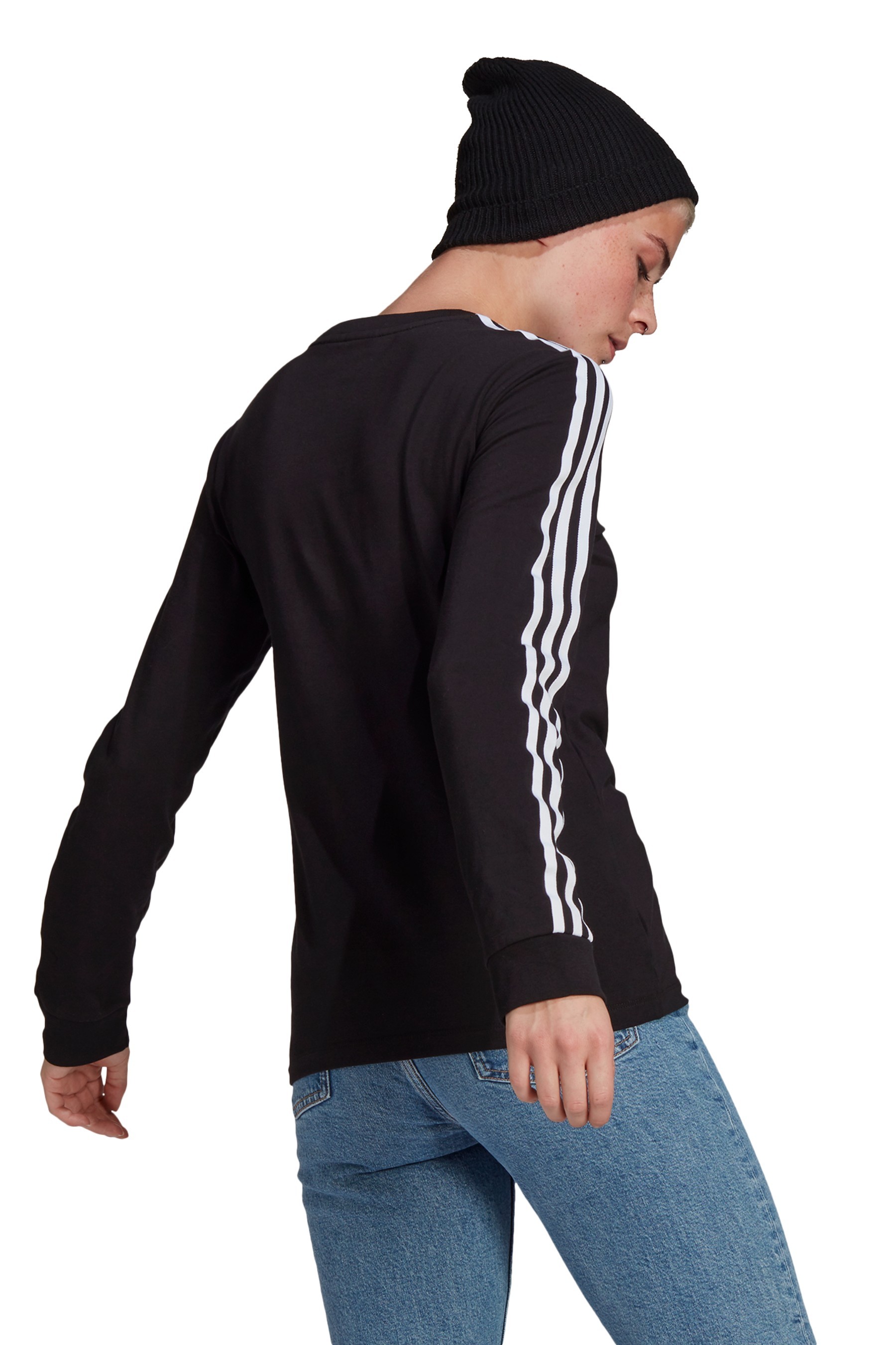 adidas Originals 3 Stripe Long Sleeved T-Shirt