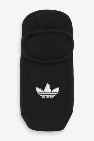 طقم ثلاثة جوارب سوداء للكبار No Show من adidas Originals