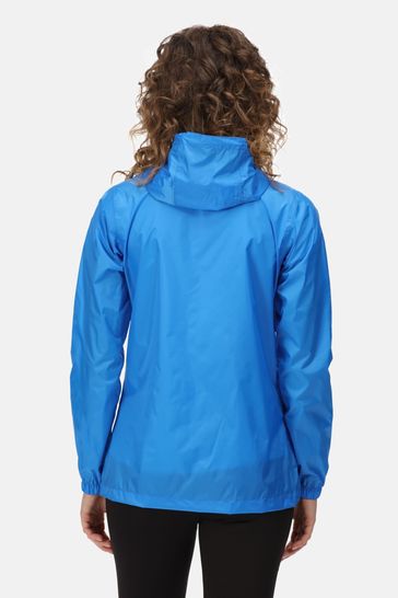 Regatta Womens Pack It III Blue Waterproof Jacket