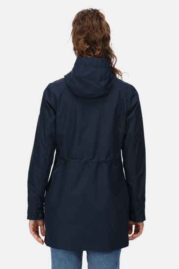 Regatta Blakesleigh Blue Longline Waterproof Jacket