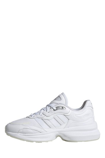 adidas Originals White Zentic Trainers