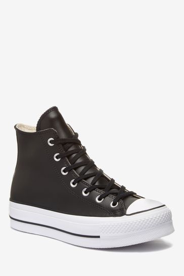 Converse Platform Lift Chuck Taylor Leather High Trainers