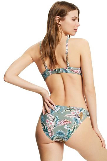 Esprit Light Khaki Green Underwire Bikini Top