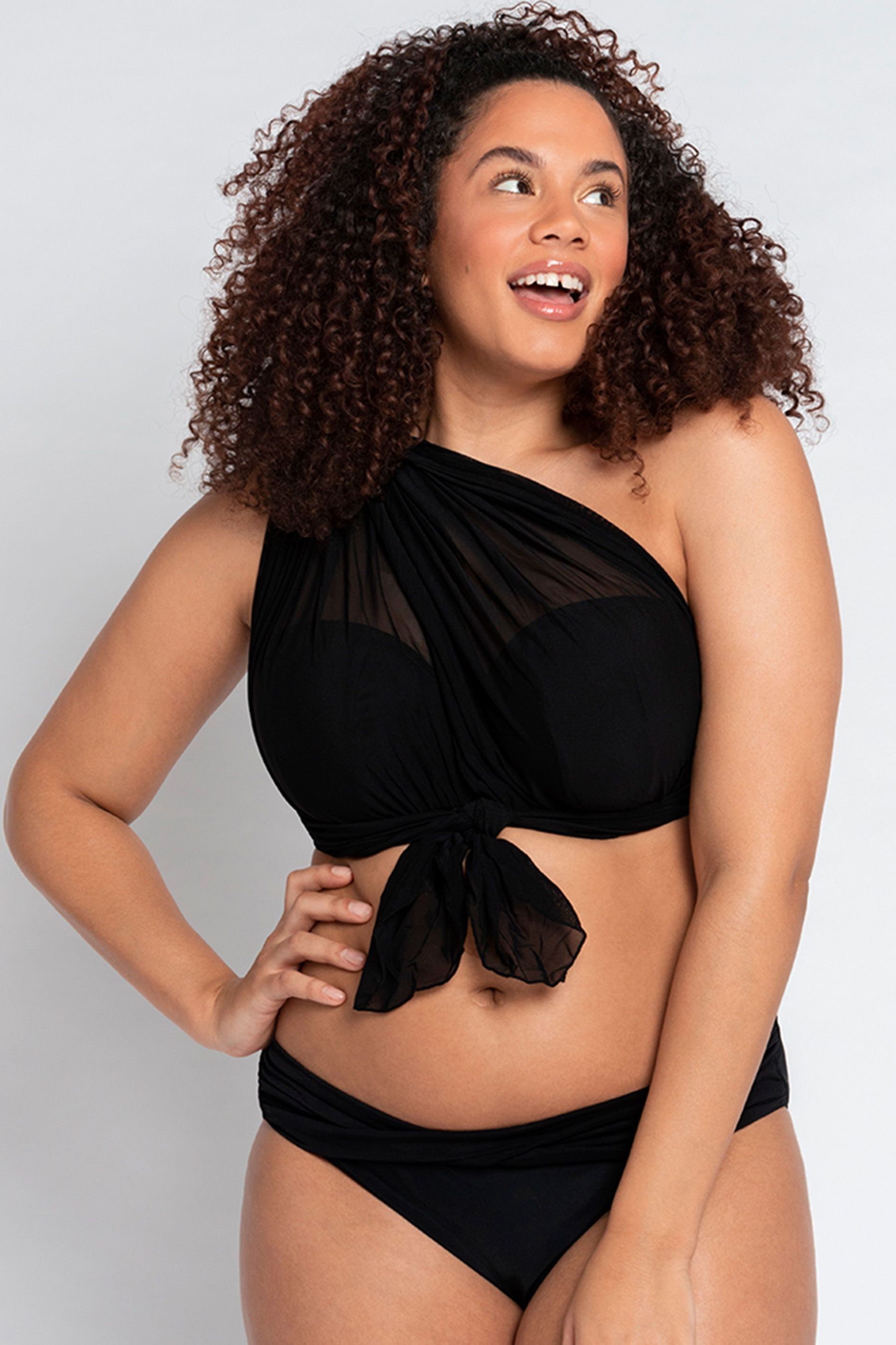 Curvy Kate Black Wrapsody Bikini Briefs