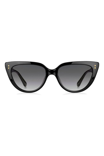 kate spade new york Alijah Black Cat-Eye Sunglasses