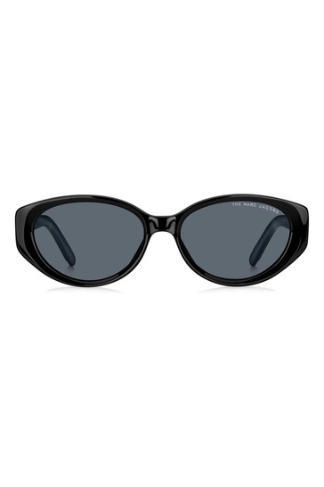 Marc Jacobs Black Oval Sunglasses