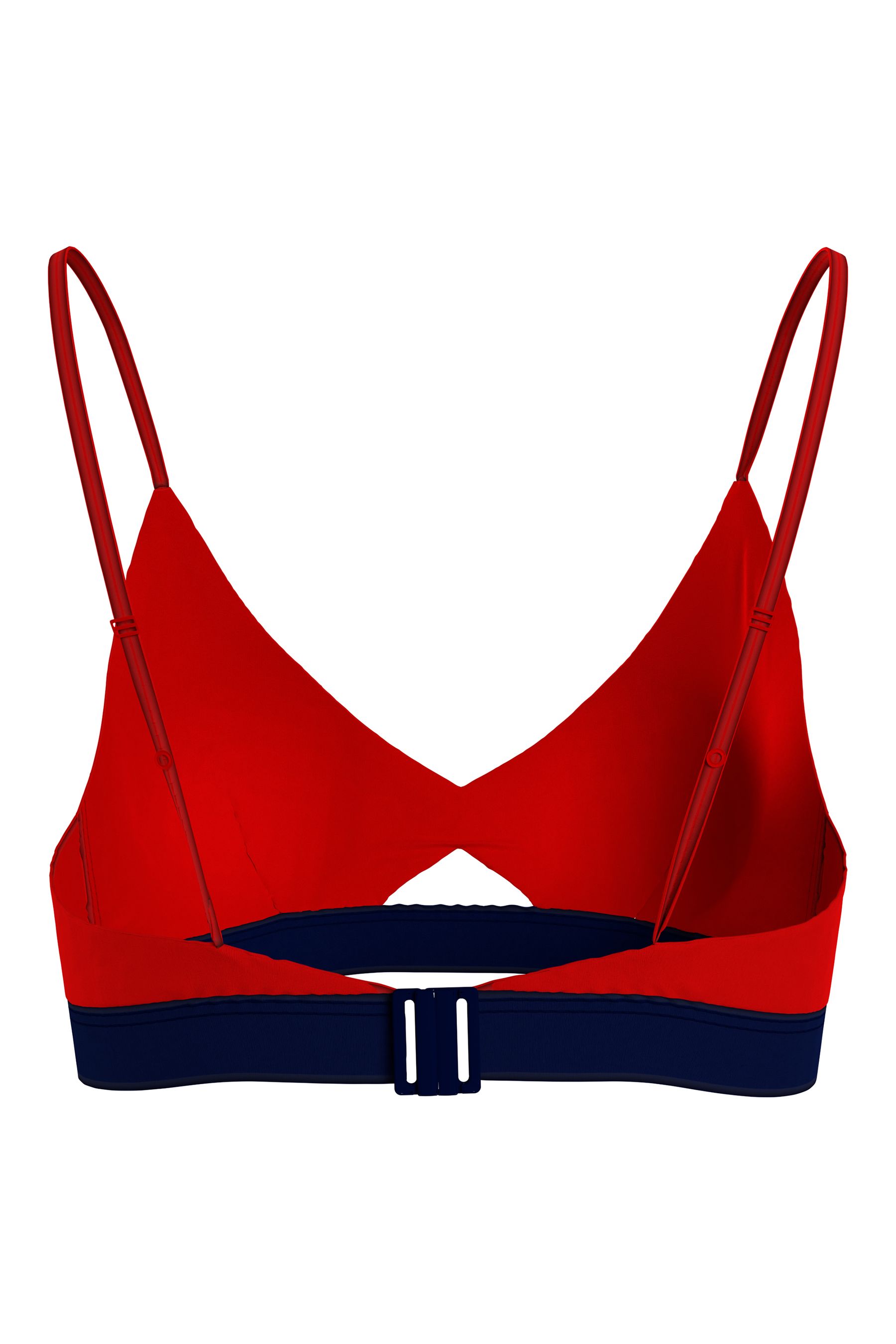 Tommy Hilfiger Women Blue Core Solid Bikini Bralette